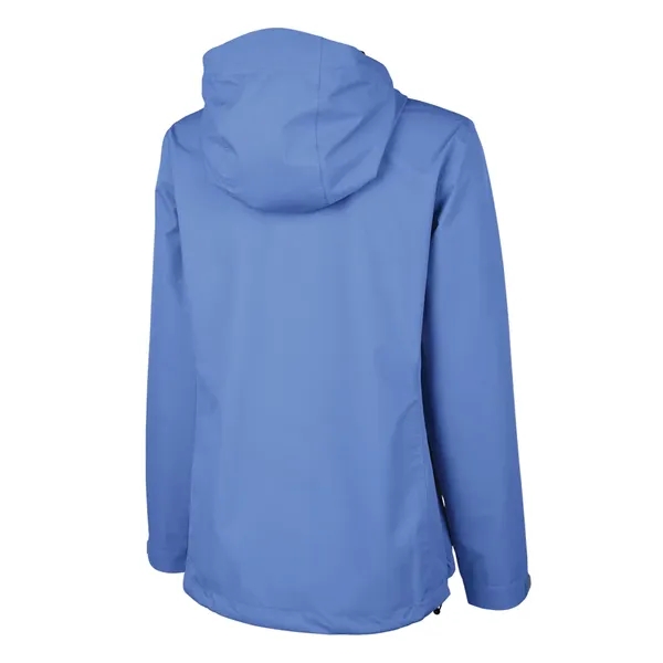 Recycled polyester waterproof rain jacket with seam-sealed protection, breathable comfort, and... from ASI 44620 Charles River Apparel