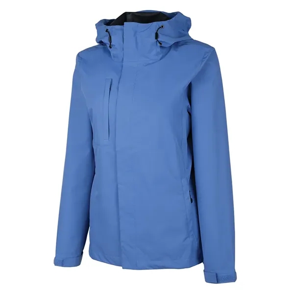Recycled polyester waterproof rain jacket with seam-sealed protection, breathable comfort, and... from ASI 44620 Charles River Apparel