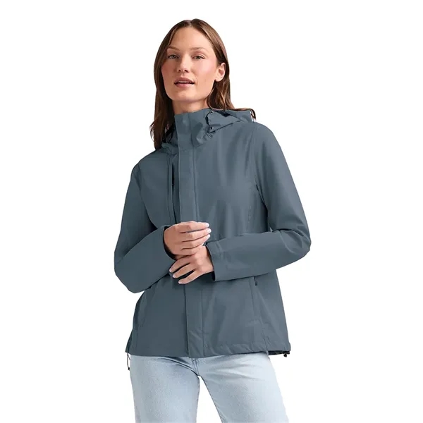 Recycled polyester waterproof rain jacket with seam-sealed protection, breathable comfort, and... from ASI 44620 Charles River Apparel