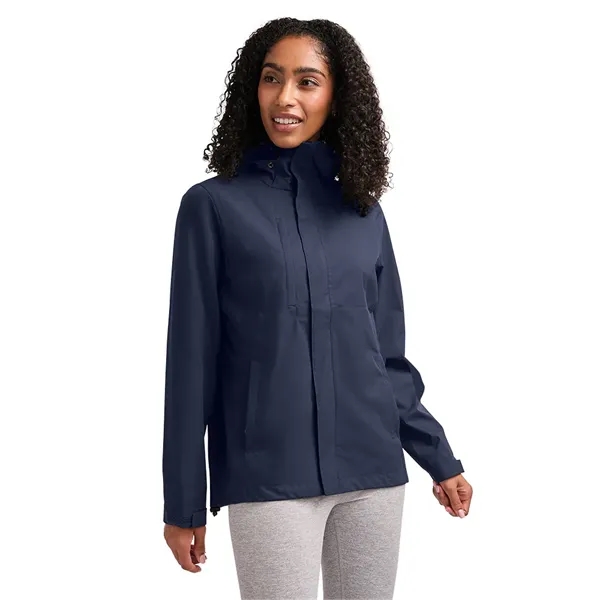 Recycled polyester waterproof rain jacket with seam-sealed protection, breathable comfort, and... from ASI 44620 Charles River Apparel