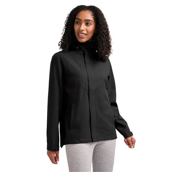 Recycled polyester waterproof rain jacket with seam-sealed protection, breathable comfort, and... from ASI 44620 Charles River Apparel