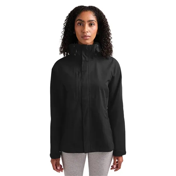 Recycled polyester waterproof rain jacket with seam-sealed protection, breathable comfort, and... from ASI 44620 Charles River Apparel
