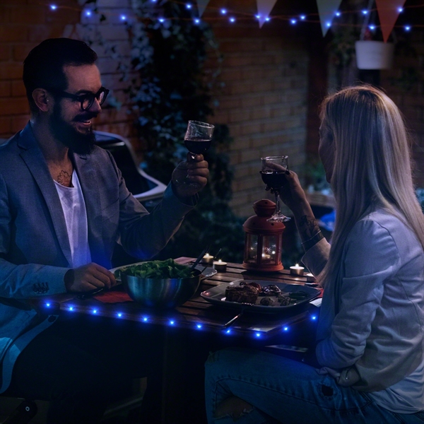 76" Blue LED String Lights, Battery Operated, Blank Pricing... from ASI 34194 ALightPromos / Alight Promotional Products