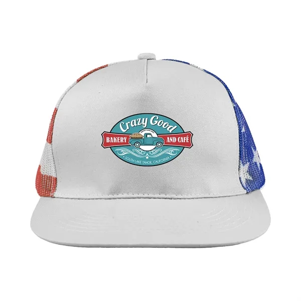 Patriotic Trucker Hat... from ASI 30208 A P Specialties / AP Specialties