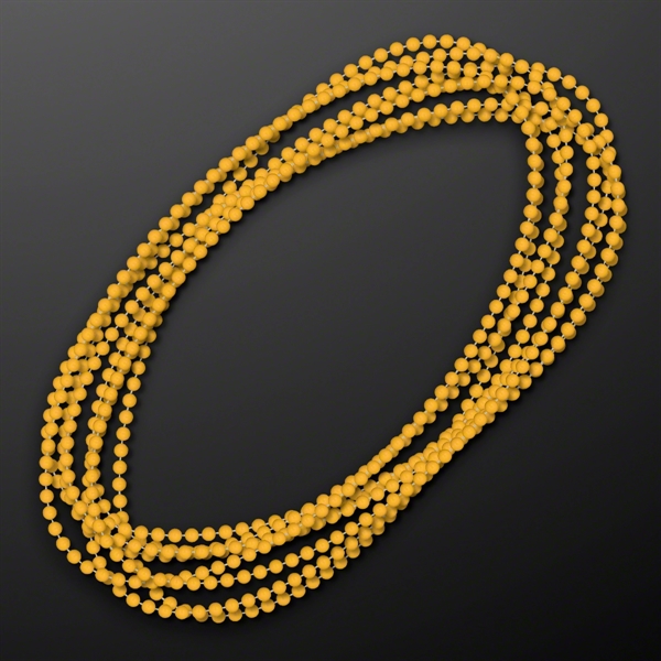 7MM 33" Round  Beaded Necklaces (Non-Light Up)... from ASI 34194 ALightPromos