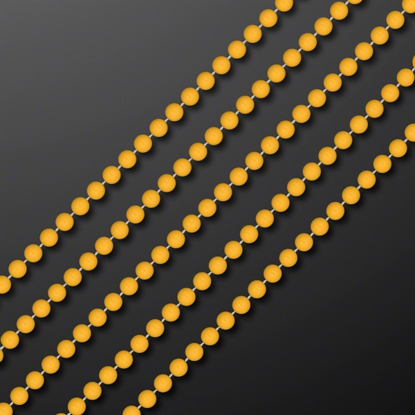 7MM 33" Round  Beaded Necklaces (Non-Light Up)... from ASI 34194 ALightPromos