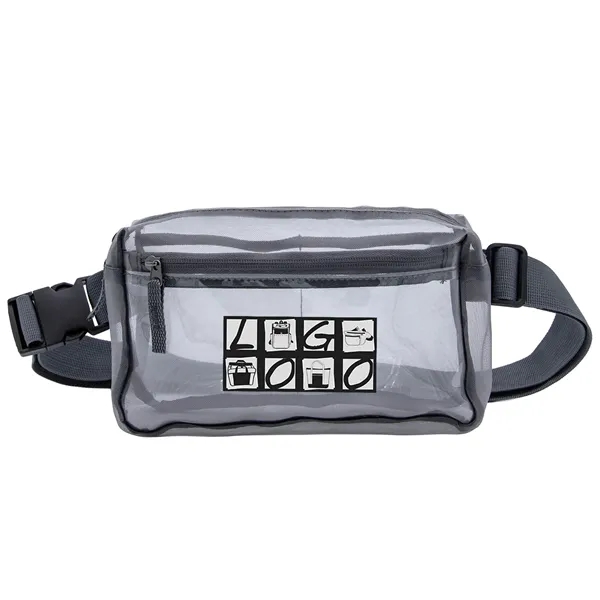 Micro Mesh belt bag with spacious main compartment, front clear zip... from ASI 46420 Continental Mkting Svc Inc