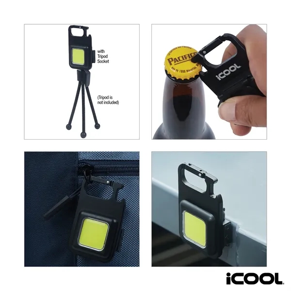 iCOOL® Elwood Rechargeable Multi-Function COB Emergency W...... from ASI 67866 Logomark/Valumark