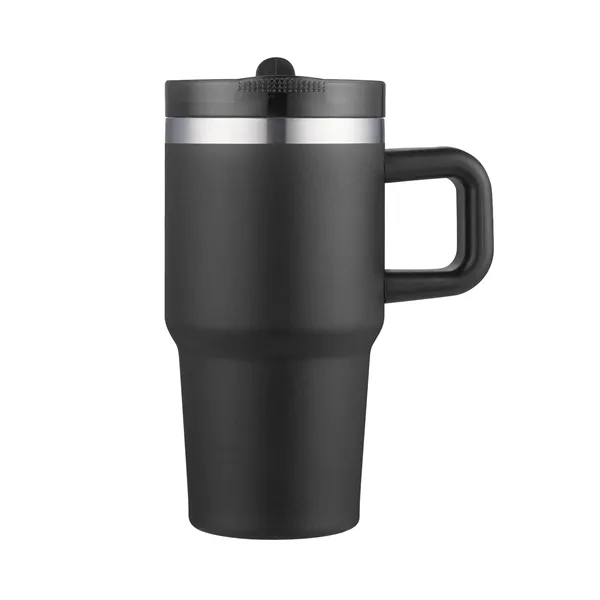 20oz insulated mug. Keeps drinks hot 8h/cold 12h. Leak-proof straw lid... from ASI 41511 Brainchild USA Inc / BrainChild Gift Club