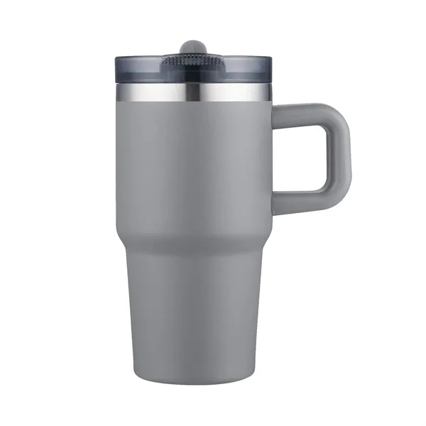 20oz insulated mug. Keeps drinks hot 8h/cold 12h. Leak-proof straw lid... from ASI 41511 Brainchild USA Inc / BrainChild Gift Club