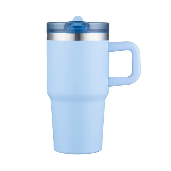 20oz insulated mug. Keeps drinks hot 8h/cold 12h. Leak-proof straw lid... from ASI 41511 Brainchild USA Inc / BrainChild Gift Club