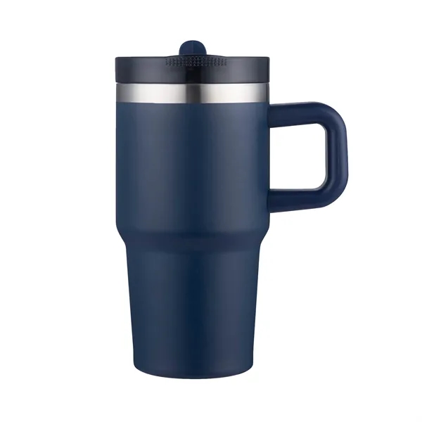 20oz insulated mug. Keeps drinks hot 8h/cold 12h. Leak-proof straw lid... from ASI 41511 Brainchild USA Inc / BrainChild Gift Club