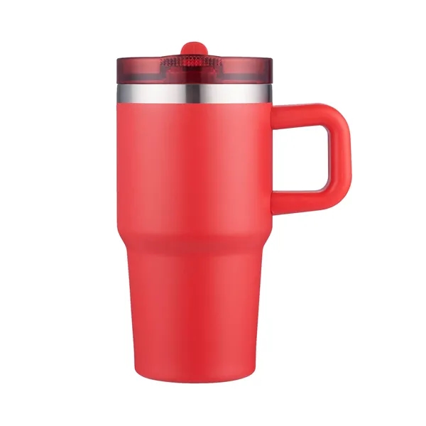 20oz insulated mug. Keeps drinks hot 8h/cold 12h. Leak-proof straw lid... from ASI 41511 Brainchild USA Inc / BrainChild Gift Club