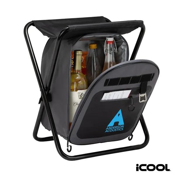 iCOOL® Cape Town 20-Can Capacity Backpack Cooler Chair... from ASI 67866 Logomark/Valumark