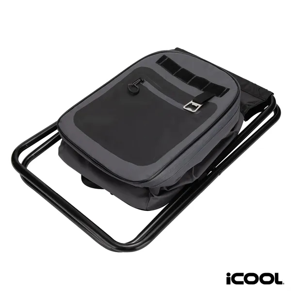iCOOL® Cape Town 20-Can Capacity Backpack Cooler Chair... from ASI 67866 Logomark/Valumark