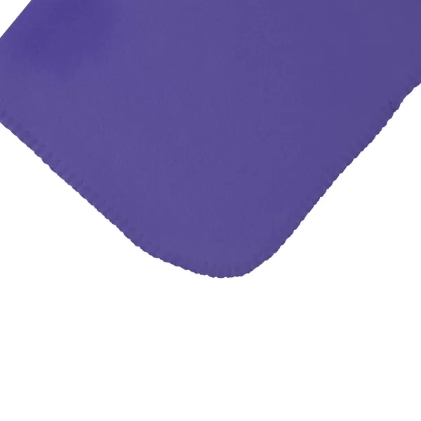 0.12" x 60" x 50" fleece blanket with color-matching whipstitch edging.... from ASI 67866 Logomark/Valumark / Valumark™