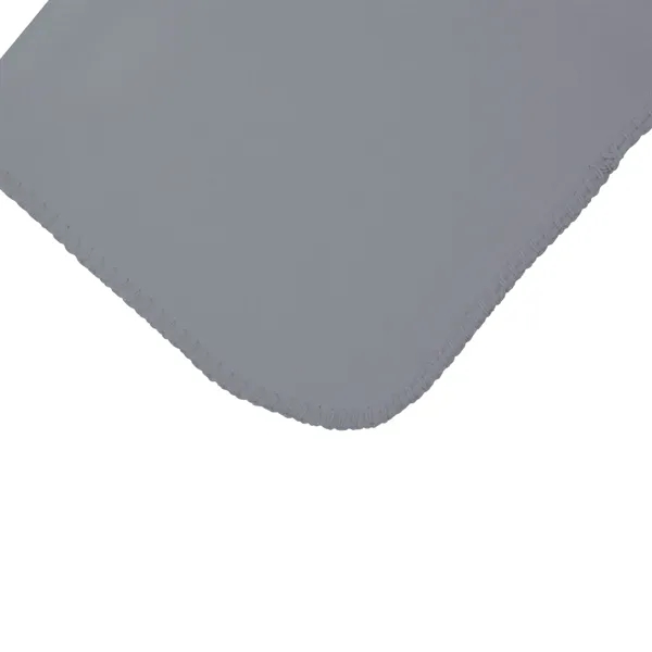 0.12" x 60" x 50" fleece blanket with color-matching whipstitch edging.... from ASI 67866 Logomark/Valumark / Valumark™