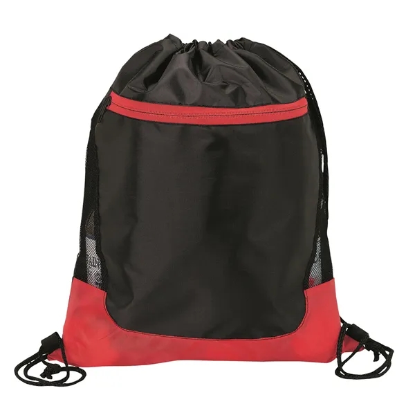 0.19" x 17.75" x 14" Clermont sport bag with front pocket... from ASI 67866 Logomark/Valumark / Valumark™