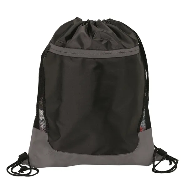0.19" x 17.75" x 14" Clermont sport bag with front pocket... from ASI 67866 Logomark/Valumark / Valumark™