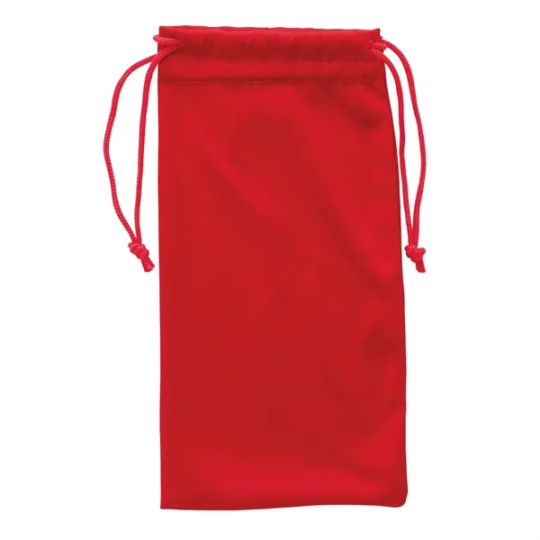 0.12" x 7" x 3.38" Vanda microfiber drawstring pouch.... from ASI 67866 Logomark/Valumark / Valumark™
