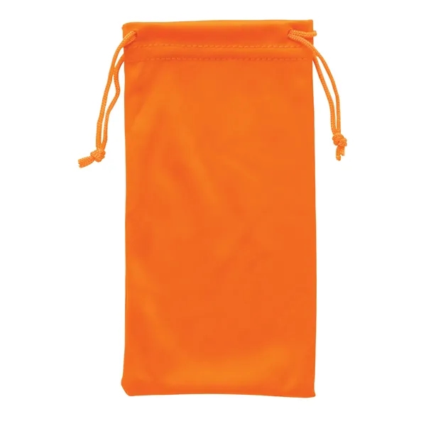0.12" x 7" x 3.38" Vanda microfiber drawstring pouch.... from ASI 67866 Logomark/Valumark / Valumark™