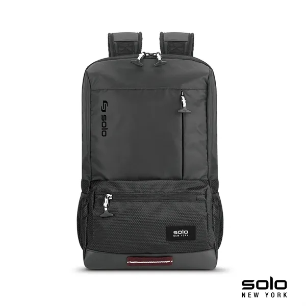 5.62" x 18.19" x 10.75" Solo Draft backpack with pocket for... from ASI 67866 Logomark/Valumark