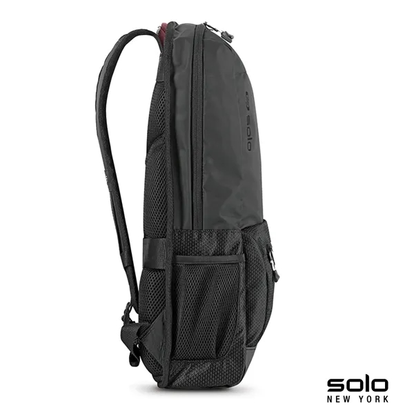 5.62" x 18.19" x 10.75" Solo Draft backpack with pocket for... from ASI 67866 Logomark/Valumark