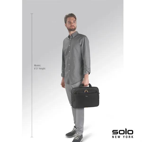 3" x 11.5" x 16" Solo Ace slim brief; includes padded... from ASI 67866 Logomark/Valumark