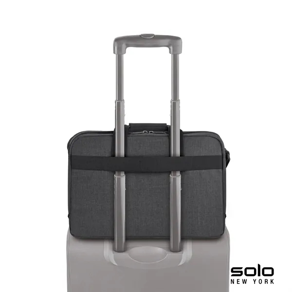 3" x 11.5" x 16" Solo Astor slim brief with padded... from ASI 67866 Logomark/Valumark