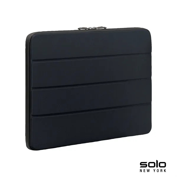 Laptop sleeve made with neoprene with a fleece lining and fits... from ASI 67866 Logomark/Valumark