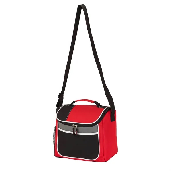 Polyester 16-can cooler bag with PEVA lining; includes 1 1/2" x... from ASI 67866 Logomark/Valumark / Valumark™