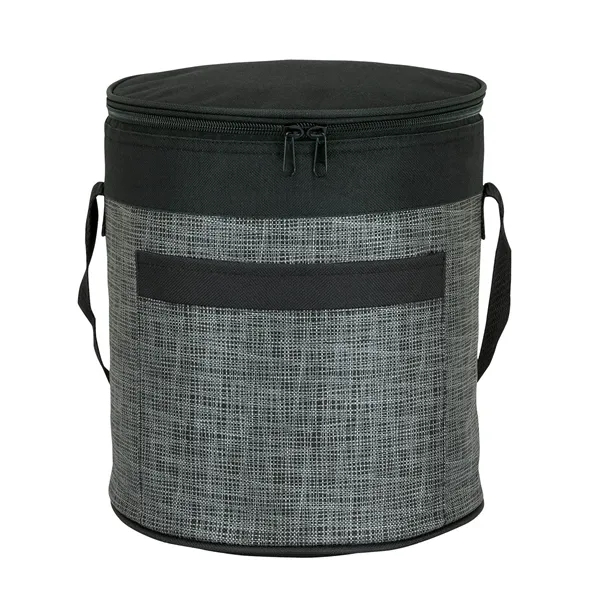 14-can barrel cooler made with foil-lined insulation; includes 1" x 19... from ASI 67866 Logomark/Valumark / Valumark™