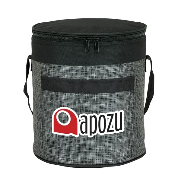 14-can barrel cooler made with foil-lined insulation; includes 1" x 19... from ASI 67866 Logomark/Valumark / Valumark™