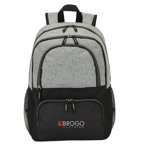 5.75" x 17.25" x 13" Alabama laptop backpack; includes wide gusseted... from ASI 67866 Logomark/Valumark