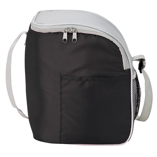 12-can cooler with PEVA lining; includes 1" x 35" adjustable shoulder... from ASI 67866 Logomark/Valumark