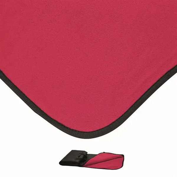 0.25" x 60" x 50" picnic blanket; includes two pockets, hook... from ASI 67866 Logomark/Valumark