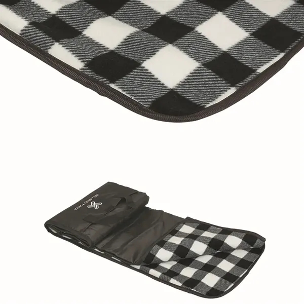 0.25" x 60" x 50" picnic blanket; includes two pockets, hook... from ASI 67866 Logomark/Valumark