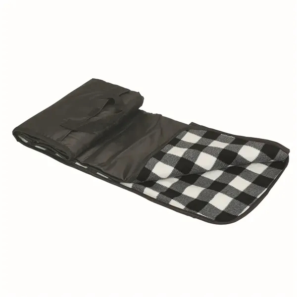 0.25" x 60" x 50" picnic blanket; includes two pockets, hook... from ASI 67866 Logomark/Valumark