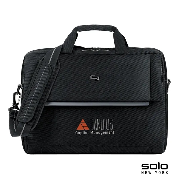 3" x 11.75" x 16.5" Solo Chrysler briefcase; includes padded pocket... from ASI 67866 Logomark/Valumark