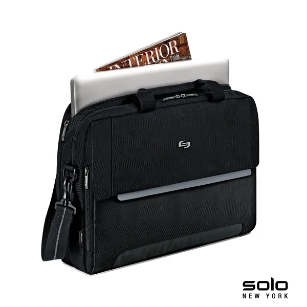 3" x 11.75" x 16.5" Solo Chrysler briefcase; includes padded pocket... from ASI 67866 Logomark/Valumark