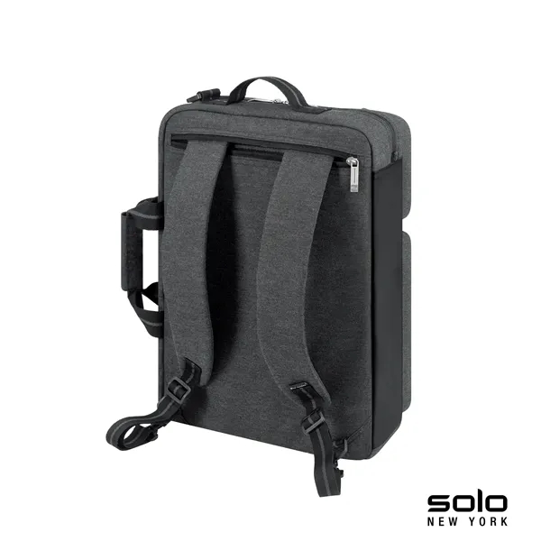 4" x 12" x 16.5" Solo Duane hybrid briefcase/backpack; includes removable/adjustable... from ASI 67866 Logomark/Valumark
