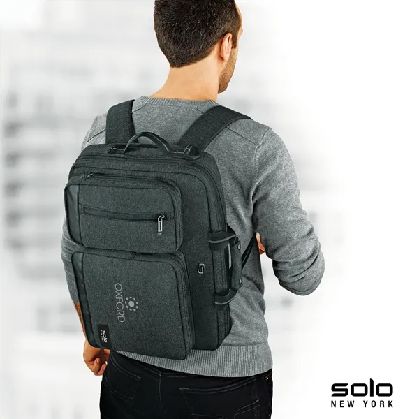 4" x 12" x 16.5" Solo Duane hybrid briefcase/backpack; includes removable/adjustable... from ASI 67866 Logomark/Valumark