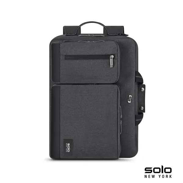 4" x 12" x 16.5" Solo Duane hybrid briefcase/backpack; includes removable/adjustable... from ASI 67866 Logomark/Valumark