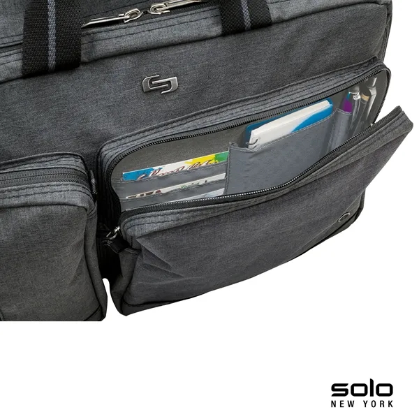 4" x 12" x 16.5" Solo Duane hybrid briefcase/backpack; includes removable/adjustable... from ASI 67866 Logomark/Valumark