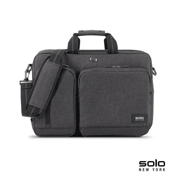 4" x 12" x 16.5" Solo Duane hybrid briefcase/backpack; includes removable/adjustable... from ASI 67866 Logomark/Valumark