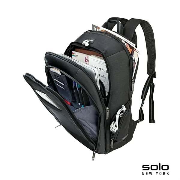 5.5" x 18" x 13.5" backpack; includes padded section that holds... from ASI 67866 Logomark/Valumark