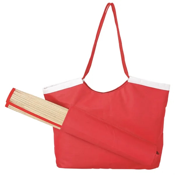 Sunshine beach tote and mat; includes 6.75" x 15" x 21.5"... from ASI 67866 Logomark/Valumark / Valumark™