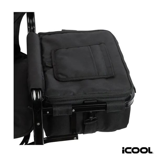 iCOOL® Twin Peaks Deluxe Camping Chair With 18-Can Cooler... from ASI 67866 Logomark/Valumark