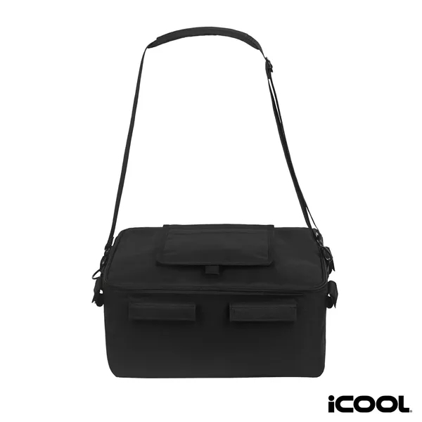 iCOOL® Twin Peaks Deluxe Camping Chair With 18-Can Cooler... from ASI 67866 Logomark/Valumark