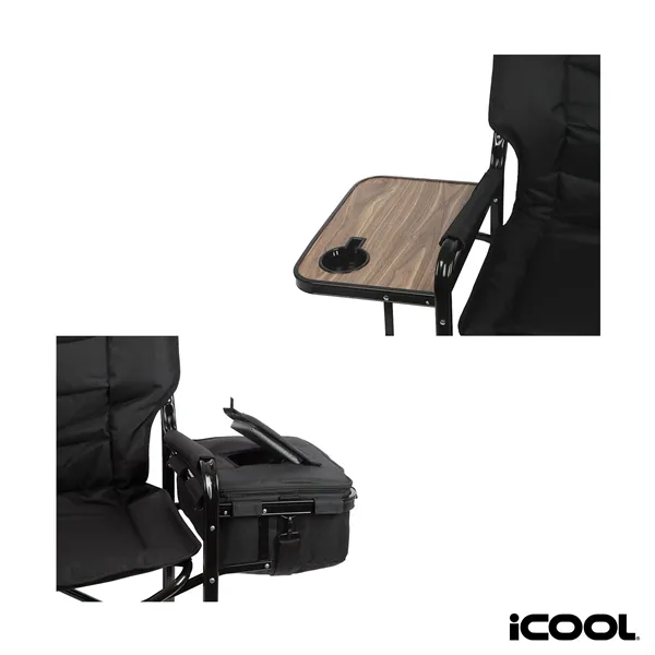 iCOOL® Twin Peaks Deluxe Camping Chair With 18-Can Cooler... from ASI 67866 Logomark/Valumark